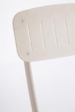 Decor Space Set Bistrot Exterior Acero Pintado 2 Sillas Plegables Champán - Imagen 3