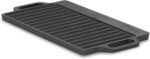 BBQ-Toro Plancha Hierro Fundido 40x20.5cm Reversible Asas Barbacoa - Imagen 2