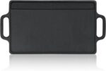 BBQ-Toro Plancha Hierro Fundido 40x20.5cm Reversible Asas Barbacoa - Imagen 3
