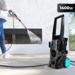 Cecotec Hidrolimpiadora HidroBoost 1400 EasyGo 1400W 105 Bar Aluminio Ruedas - Imagen 4