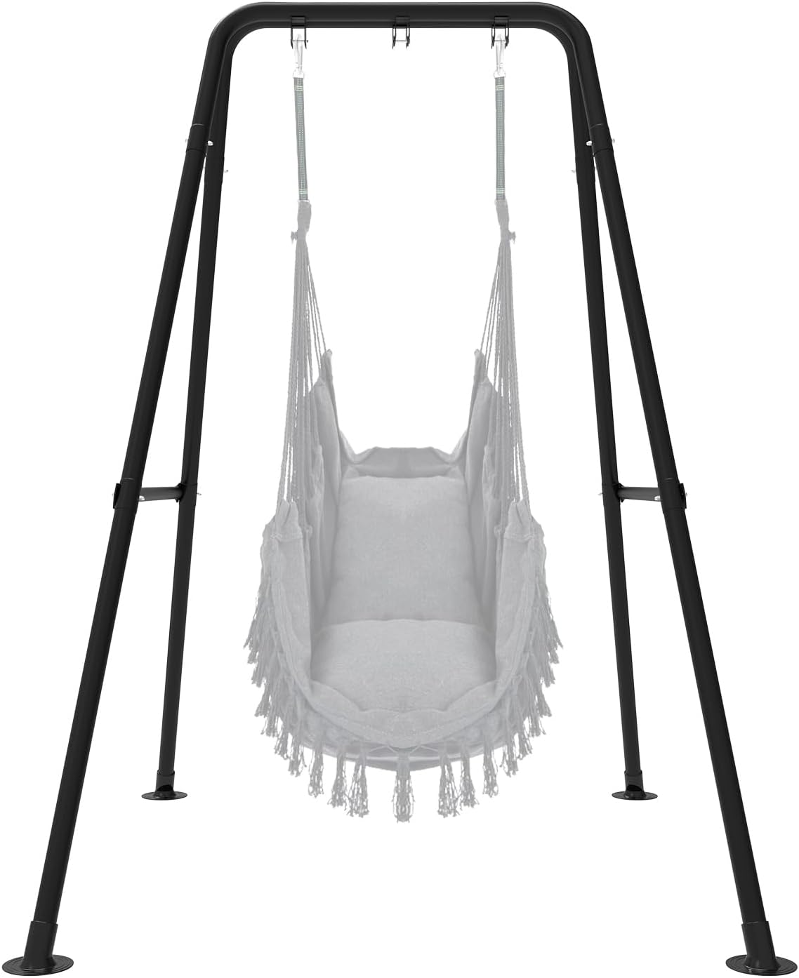 61gn6xkSp3L._AC_SL1500_ Tougear Soporte para Columpio y Hamaca, Carga Máx. 150 kg (330 lbs), Estructura de Acero, Plegable, para Interior y Exterior (Solo Soporte, Hamaca no incluida) - Imagen 1