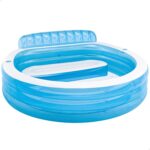 Intex Piscina Familiar 4 Asientos 229x218x79cm 590L Respaldo Portavasos