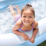 Intex Piscina Infantil Rectangular 166x100x25cm 90L Suelo Hinchable Azul - Imagen 3