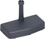 Greemotion Base para Sombrilla de Balcón, 20 kg, para Hormigón y Plástico, diseño de Pared Cuadrado y Ahorro de Espacio, Soporte para Sombrilla de Balcón, Antracita