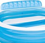Intex Piscina Familiar 4 Asientos 229x218x79cm 590L Respaldo Portavasos - Imagen 2
