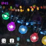 Afirst Guirnalda Luces Exterior 7.6 m 27 LED Multicolor IP44 - Imagen 4