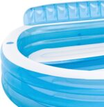 Intex Piscina Familiar 4 Asientos 229x218x79cm 590L Respaldo Portavasos - Imagen 3