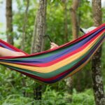 FORYNXHWIN Hamaca Portátil Algodón 190x150cm con Bolsa, Lona Gruesa 200 kg, para Jardín, Camping, Patio, Balcón e Interior - Imagen 2