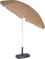Greemotion Base para Sombrilla de Balcón, 20 kg, para Hormigón y Plástico, diseño de Pared Cuadrado y Ahorro de Espacio, Soporte para Sombrilla de Balcón, Antracita - Imagen 2
