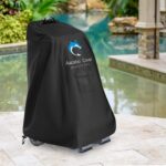 Funda Robot Piscina 420D Oxford Impermeable Universal 56x66x107cm Negro - Imagen 2