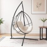 TLSUNNY Soporte para Columpio y Silla Colgante de Acero Sólido, Carga 136 kg, Uso Interior y Exterior, Color Negro - Imagen 3