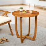 Idzo Escanor Mesa Bistró Exterior 70x70cm 122kg Madera Acacia FSC Elegante Minimalista - Imagen 3