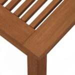 Furinno Banco Jardín Madera Meranti Aceite Teca 100x30x47cm Natural - Imagen 2