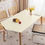 Mewsic Mantel Impermeable Elástico 90x150cm PU Ajustable Antimanchas Blanco - Imagen 2