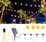 YOSION Guirnalda Luces LED Exterior 72ft 20 Bombillas USB-C IP65 Mando 2700K - Imagen 3