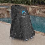 Funda Robot Piscina 420D Oxford Impermeable Universal 56x66x107cm Negro - Imagen 4