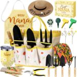 Lasnten Juego de 16 Herramientas de Jardín Regalo para Mujeres, Madres y Abuelas