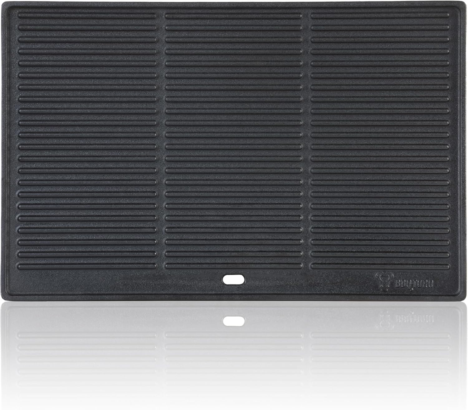 81yfrF5wv2L._AC_SL1500_ BBQ-Toro Plancha Hierro Fundido 48x31.5cm Reversible 5mm Asas Barbacoa - Imagen 1