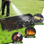 Base Ignífuga Barbacoa Gas 130x90cm Alfombrilla Protectora Suelo Plegable - Imagen 4