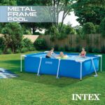 Intex Piscina Rectangular Metal Frame 450x220x84cm 7127L Depuradora Incluida - Imagen 4