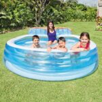 Intex Piscina Familiar 4 Asientos 229x218x79cm 590L Respaldo Portavasos - Imagen 4