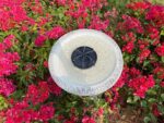 Jsdoin Fuente Solar 7 Boquillas Bomba Estanque 1.5W Panel 16cm Flotante - Imagen 2