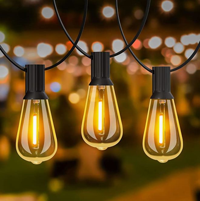 ff4c13e51e30af658c5ff04a3cb7efda Skeerei 100ft Outdoor LED Garden String Lights 52 Pack 2700K Warm White - Imagen 1