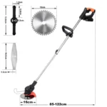 Desbrozadora Inalámbrica 21V 18000rpm 2 Baterías 1.5Ah Juego - Imagen 2
